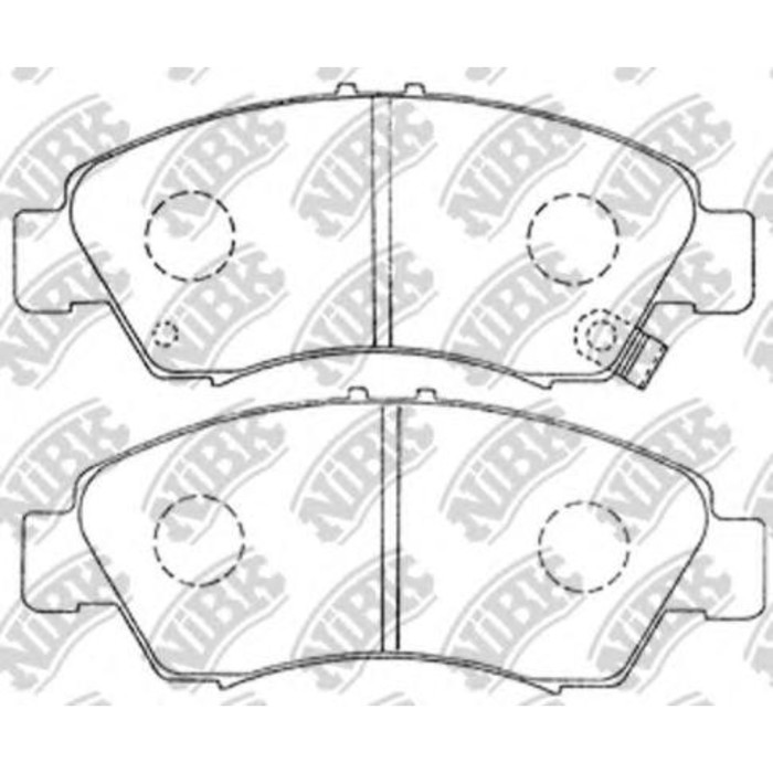 Колодки тормозные дисковые NIBK PN8265