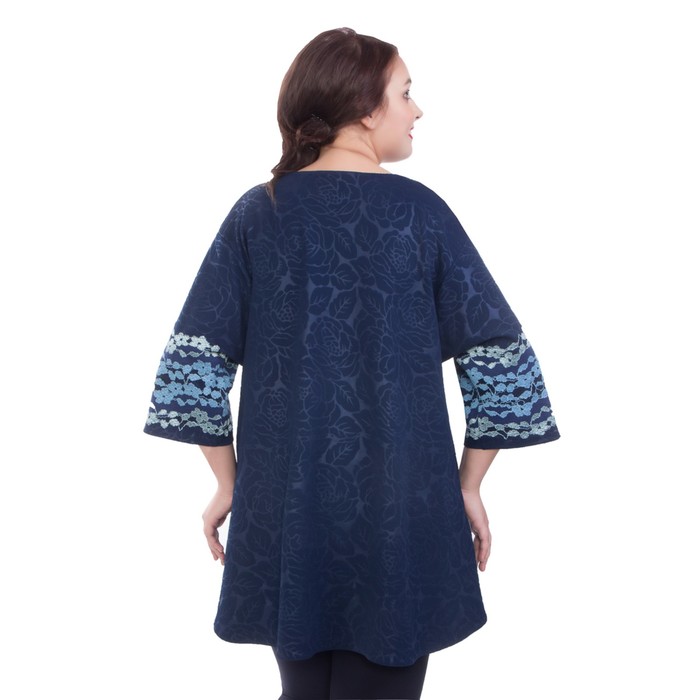 Туника женская, размер 52, цвет синий М4-3648/3