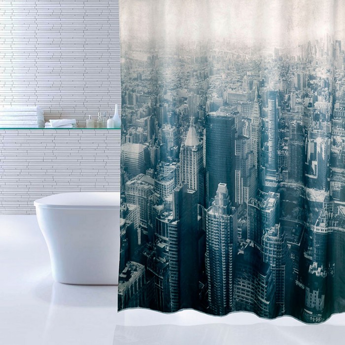 Штора для ванной комнаты 180х200 см Megapolis