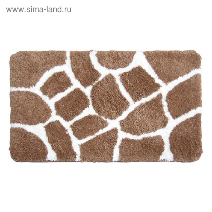 фото Коврик для ванной iddis, комнаты 50х80 см safari friends