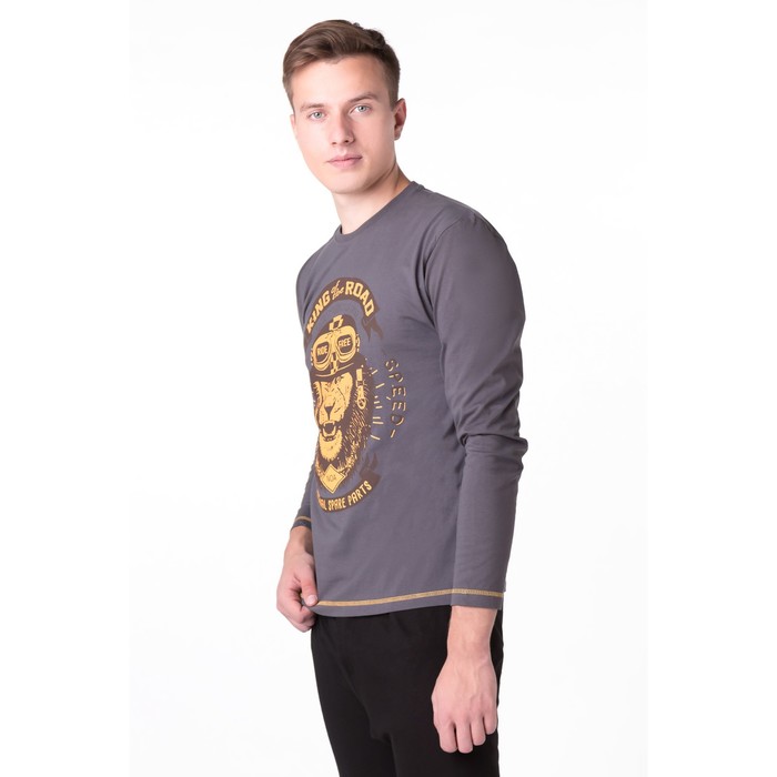 Фуфайка мужская, цвет серый, размер 54