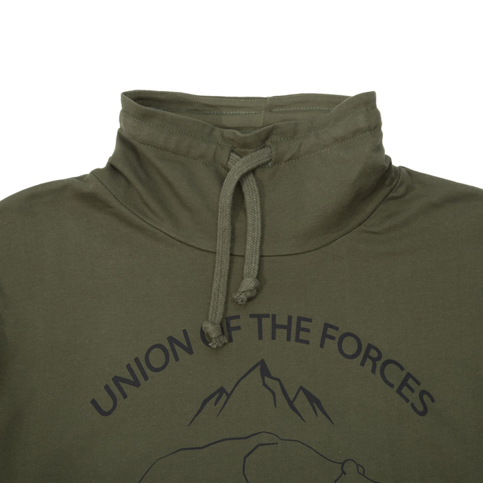 Толстовка мужская, цвет зелёный, размер 52