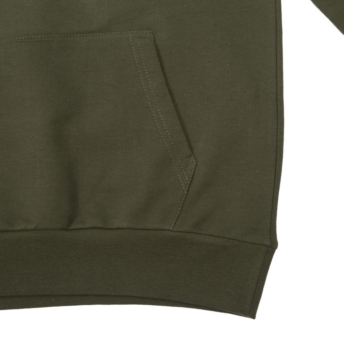 Толстовка мужская, цвет зелёный, размер 52