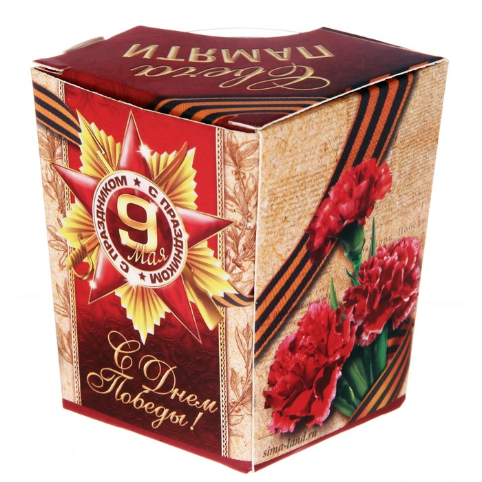 Свеча в стакане "9 Мая"