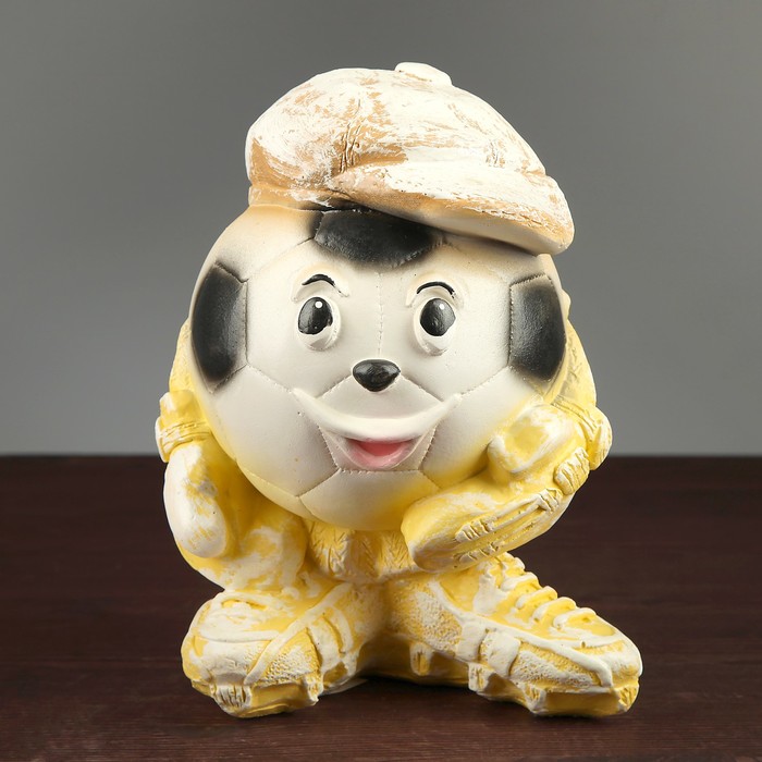 Светящаяся копилка "Мяч вратарь" 25см