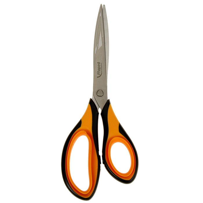 Ножницы 21см ULTIMATE, эргономичные, двойные мягкие ручки, сверхпрочные - лезвия из высокоуглеродистой стали, пожизненная гарантия, асимметричные