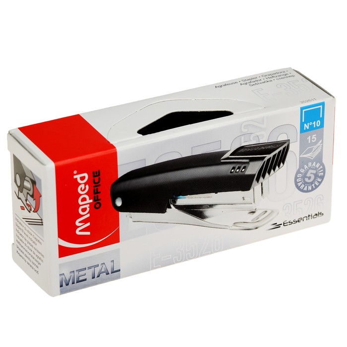 Степлер №10 до 15 листов ESSENTIALS METAL, карманный