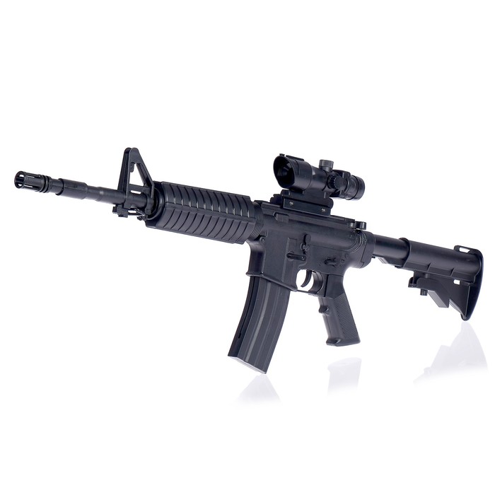 Автомат пневматический "М16", с оптическим прицелом