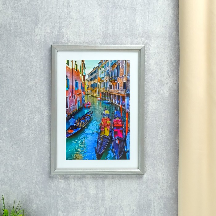 Фоторамка 21х30 см (7N92) серебро