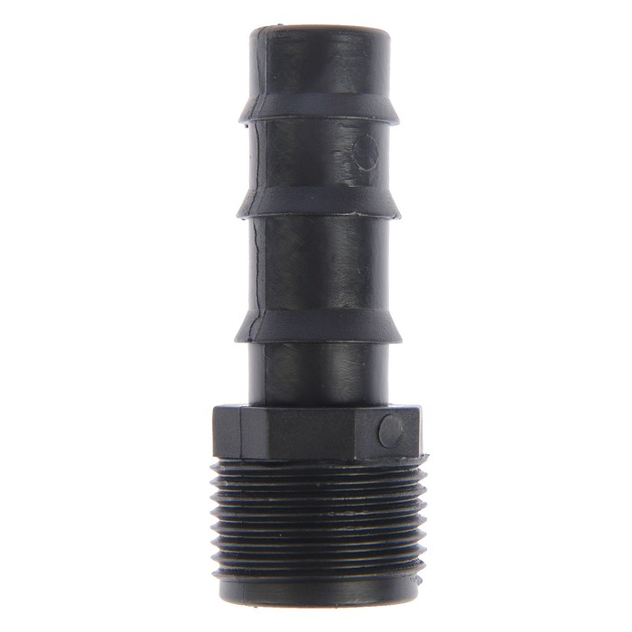 Штуцер, наружная резьба, 1" (25 мм) — 3/4" (19 мм), пластик