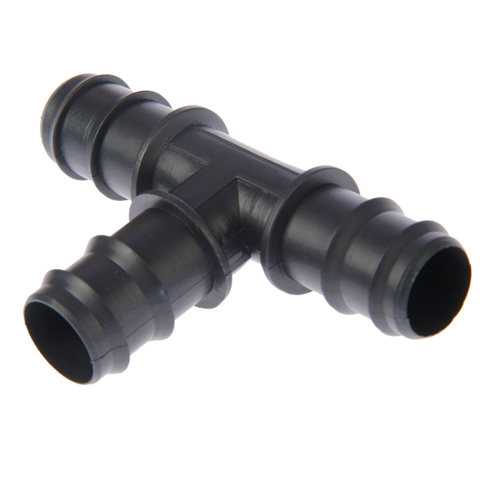 Соединитель Т-образный, 1" (25 мм) — 1" (25 мм) — 1" (25 мм), пластик