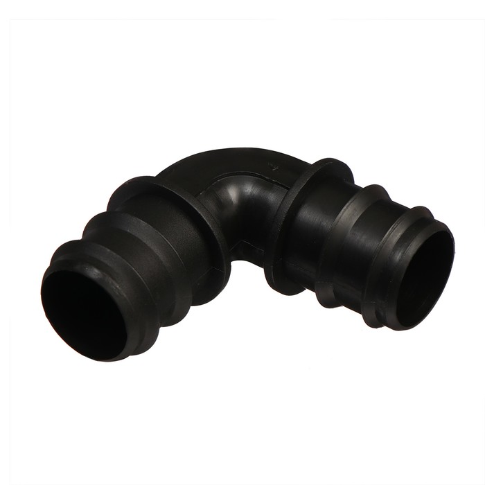 Соединитель L-образный, 5/4" (32 мм) — 5/4" (32 мм), пластик