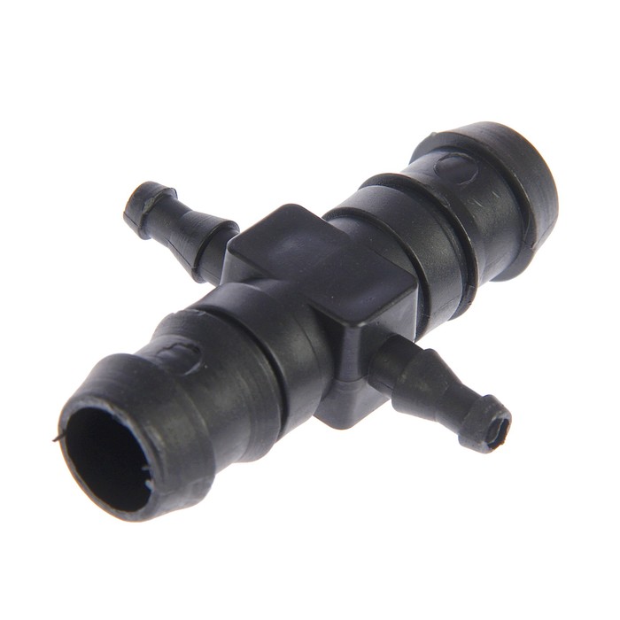 Соединитель Х-образный, 1/2" (12 мм) — 3/16" (4.6 мм), пластик