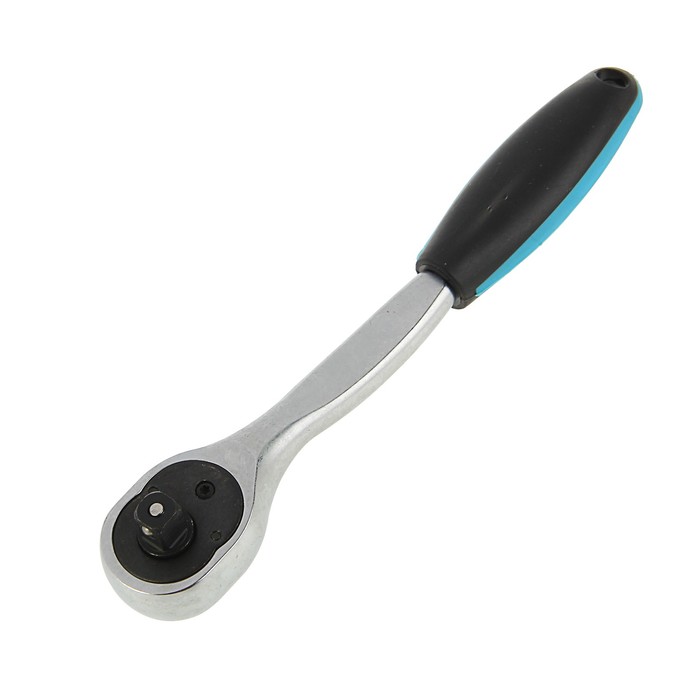 Трещотка KingTul kraft, с прорезиненной рукояткой, 3/8", 72 зуба