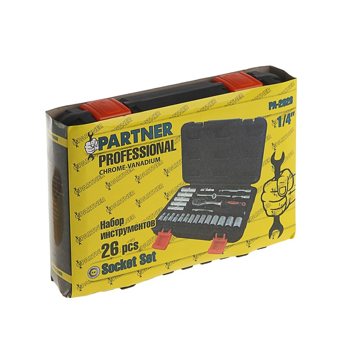 Набор инструмента Partner, шестигранные головки, 26 пр.