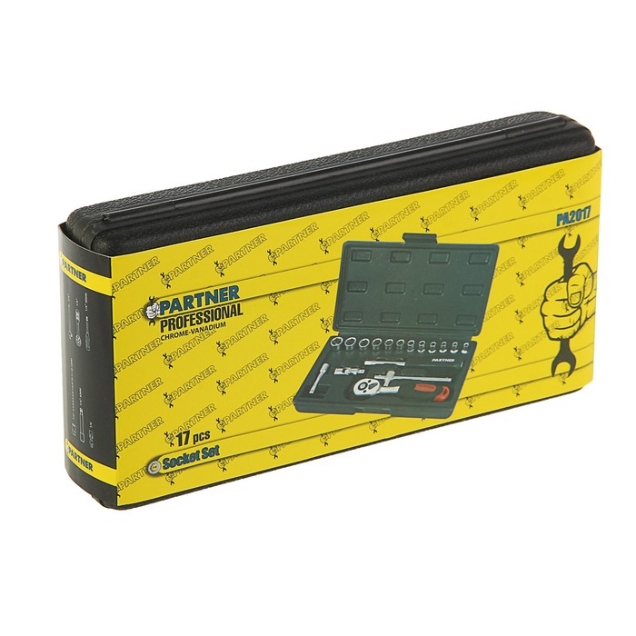 Набор инструмента Partner, шестигранные головки, 17 пр.
