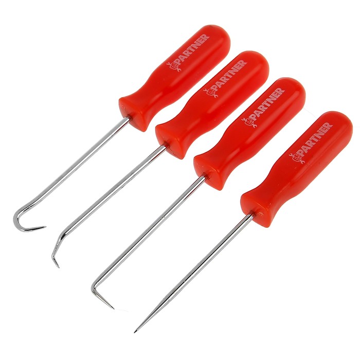 Съемник сальников (крючки) Partner, 4 пр.