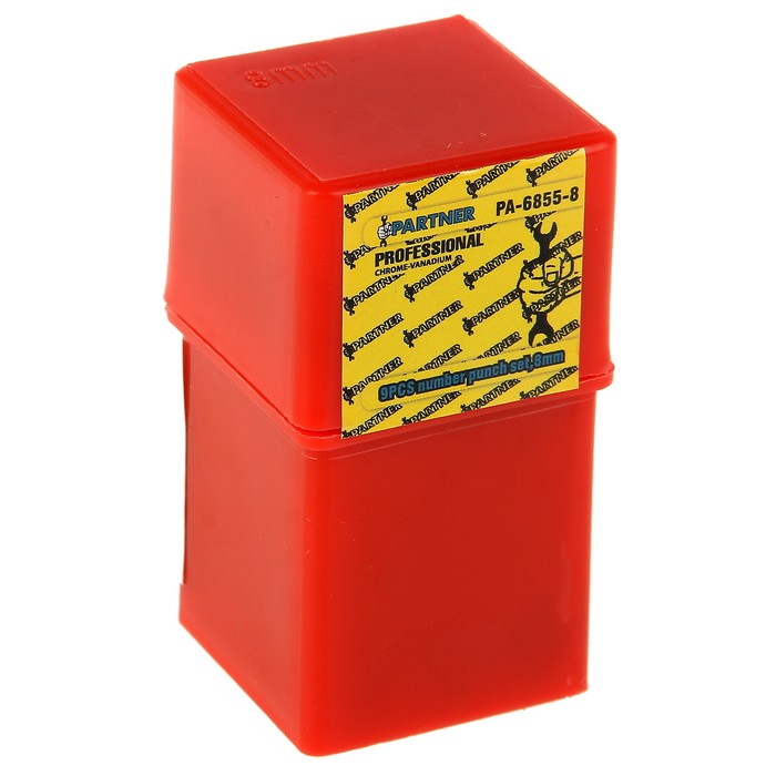 Набор цифровых штампов Partner, 8 мм, 9пр.