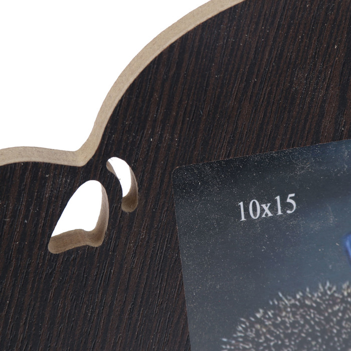 Фоторамка из МДФ "Носорог" 10х15 см венге