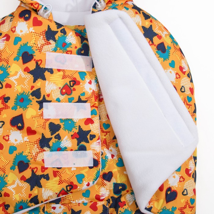 Конверт "Светлячок", рост 56-68 см, цвет оранжевый, плащёвка 80 гм