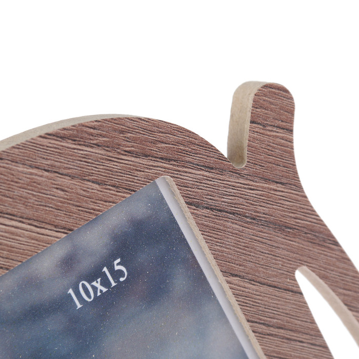 Фоторамка из МДФ "Кошка" 10х15 см шимо темный