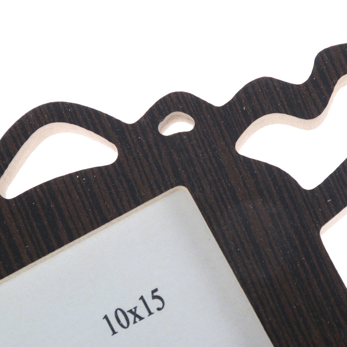 Фоторамка из МДФ "Крокодил" 10х15 см венге