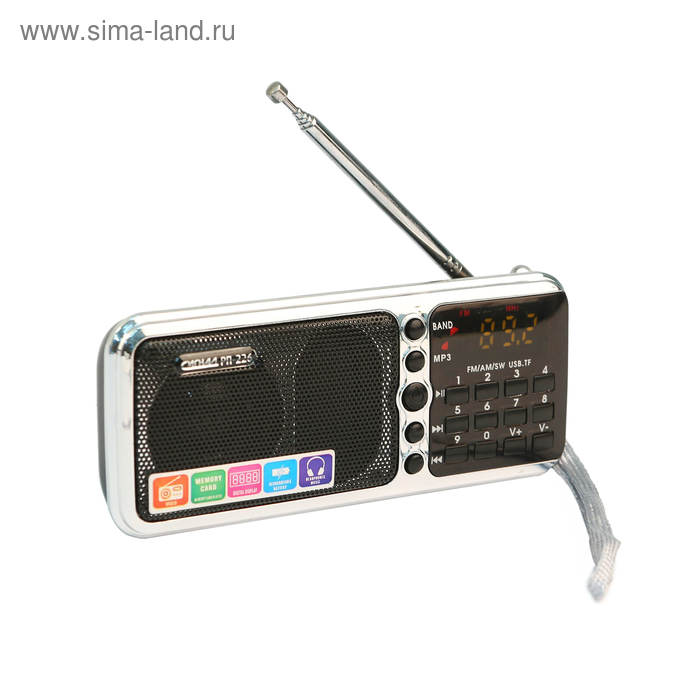 фото Радиоприемник "сигнал" рп-226, 5 в, аккумулятор 1100 мач, usb, microsd, дисплей