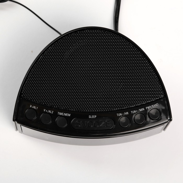 Радиобудильник "CR-163B Сигнал", AM/FMRADIO, два будильника, автоматический поиск