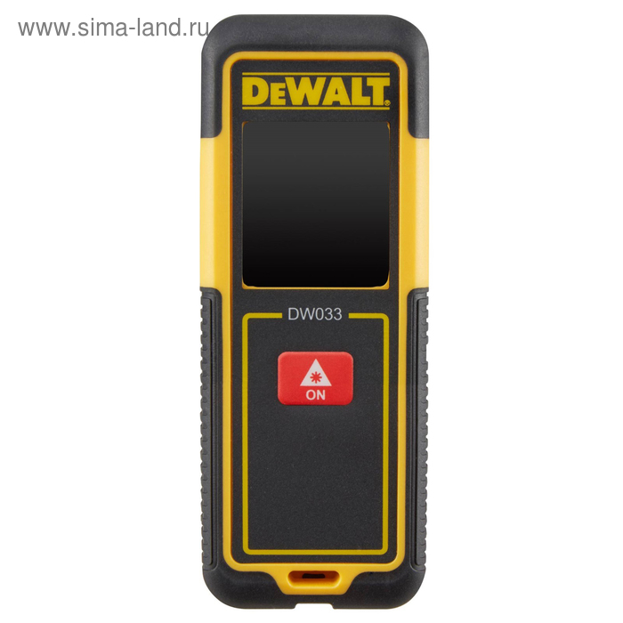Дальномер DeWalt DW 033, лазерный, дальность 30м, точность 3мм, 0.12кг