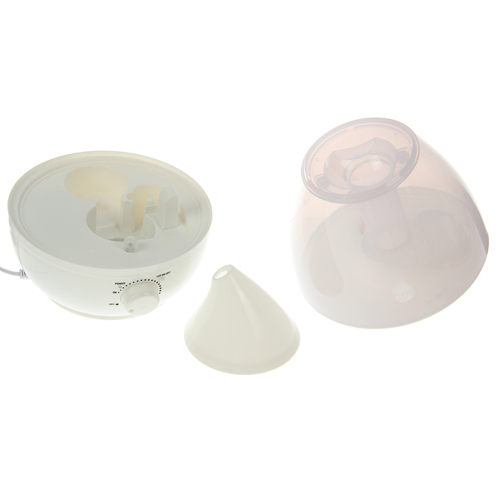 Увлажнитель воздуха Vigor HX-6616, ультразвуковой, 25 Вт, 2.4 л, белый