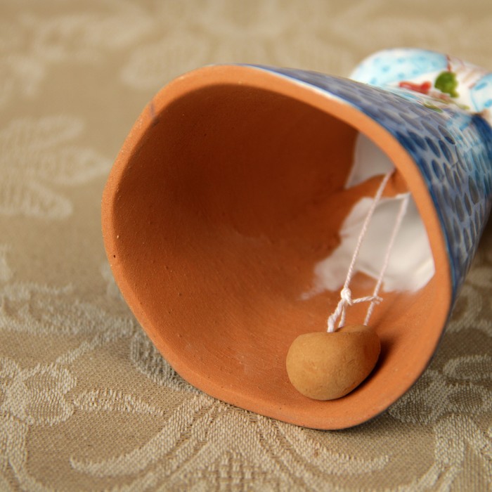 Колокольчик «Барышня», 6,5х12,5 см, микс, ярославская майолика