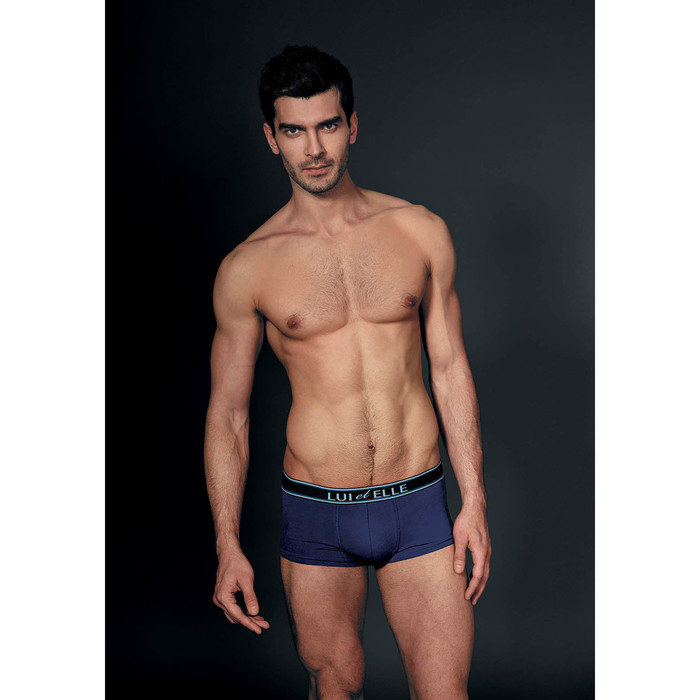 Трусы мужские боксеры LC0806 цвет тёмно-синий (bleu marine), р-р 56 (8)