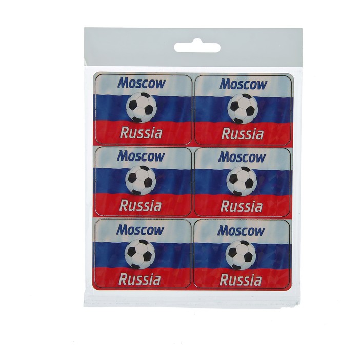Магнит "Москва", мяч
