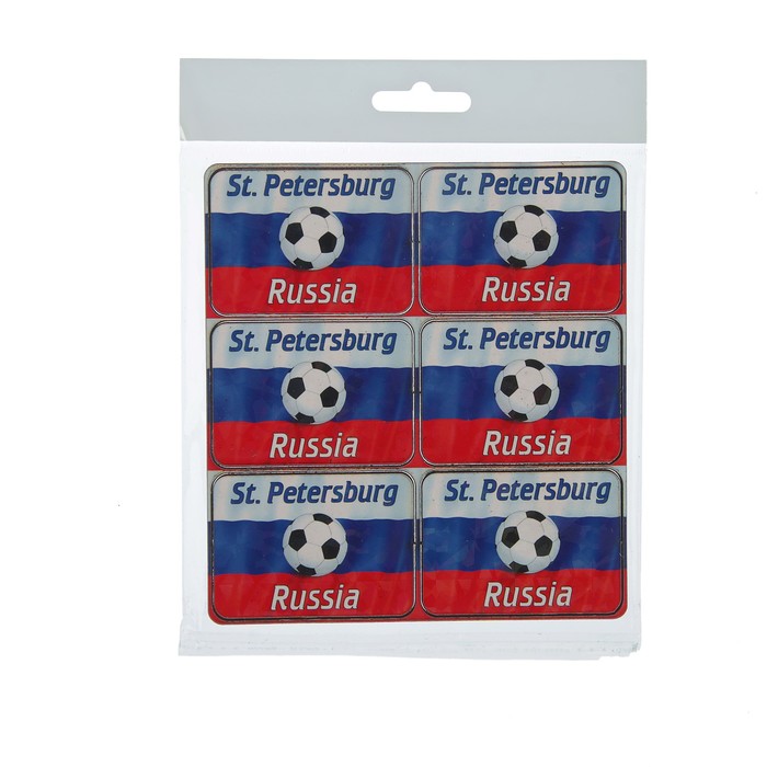 Магнит "Санкт Петербург", мяч