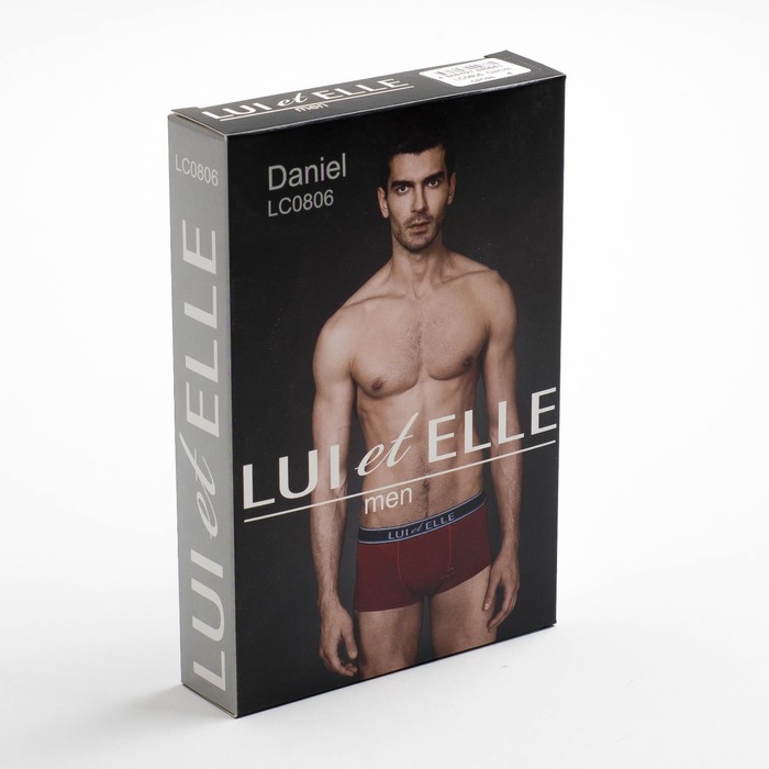 Трусы мужские боксеры LC0806 цвет вишневый (cerise), р-р 56 (8)