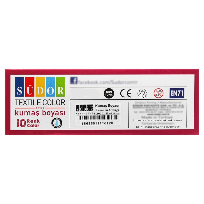 Краска по ткани 25 мл, цвет 02