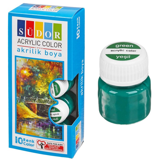 Краска акрил 15 мл, цвет 07