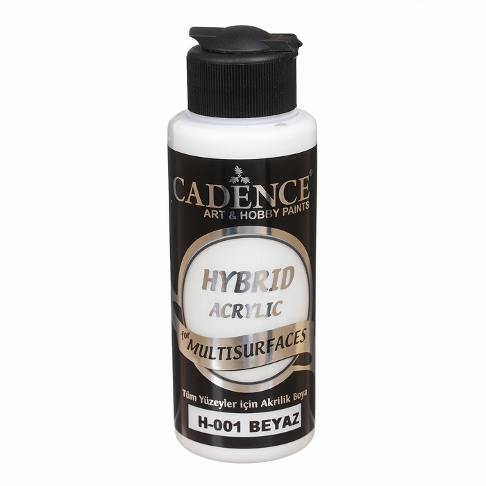 Краска акриловая, полуматовая, многоповерхностная, 120 мл, цвет H 01