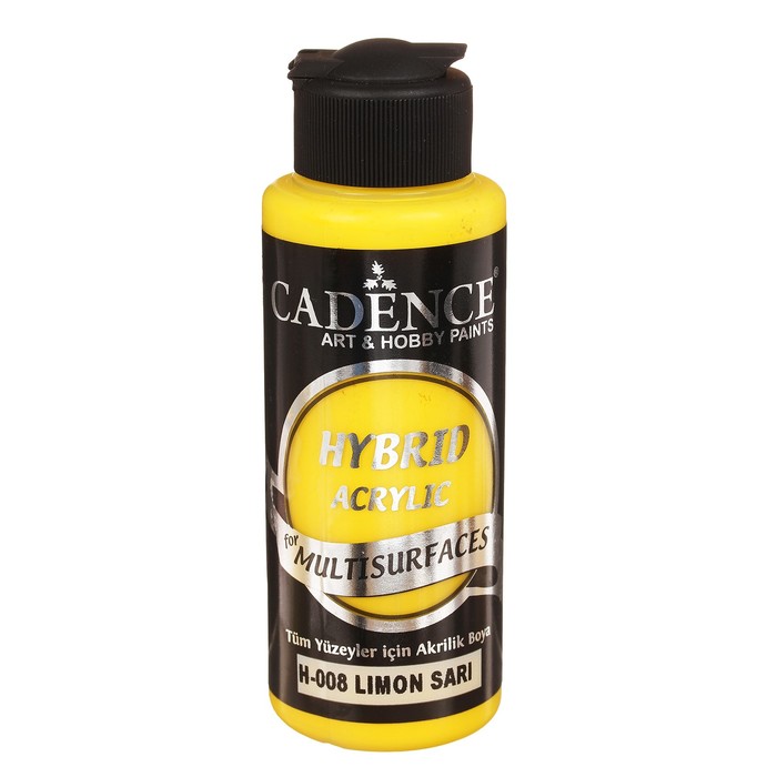 Краска акриловая, полуматовая, многоповерхностная, 120 мл, цвет H 08