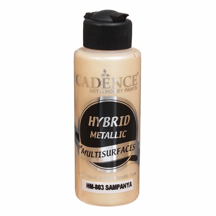 Краска акриловая, металлик, многоповерхностная, 120 мл, цвет HM 803