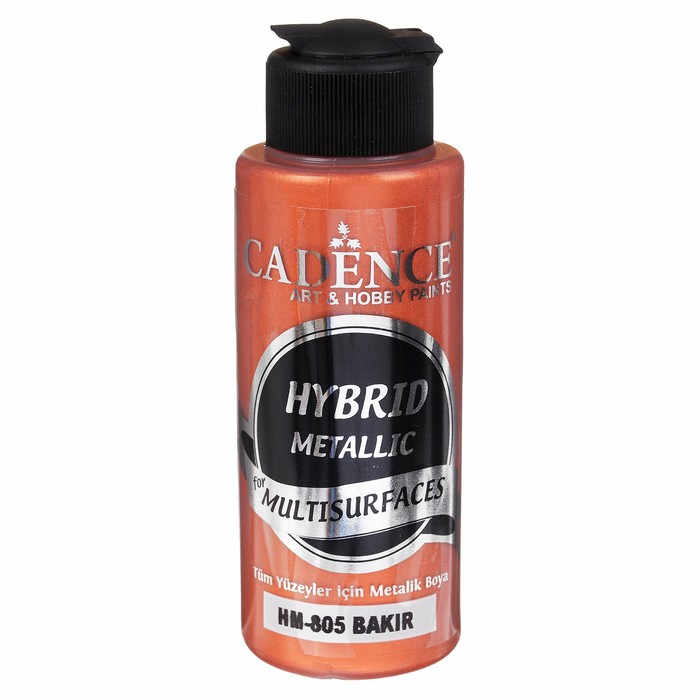 Краска акриловая, металлик, многоповерхностная, 120 мл, цвет HM 805