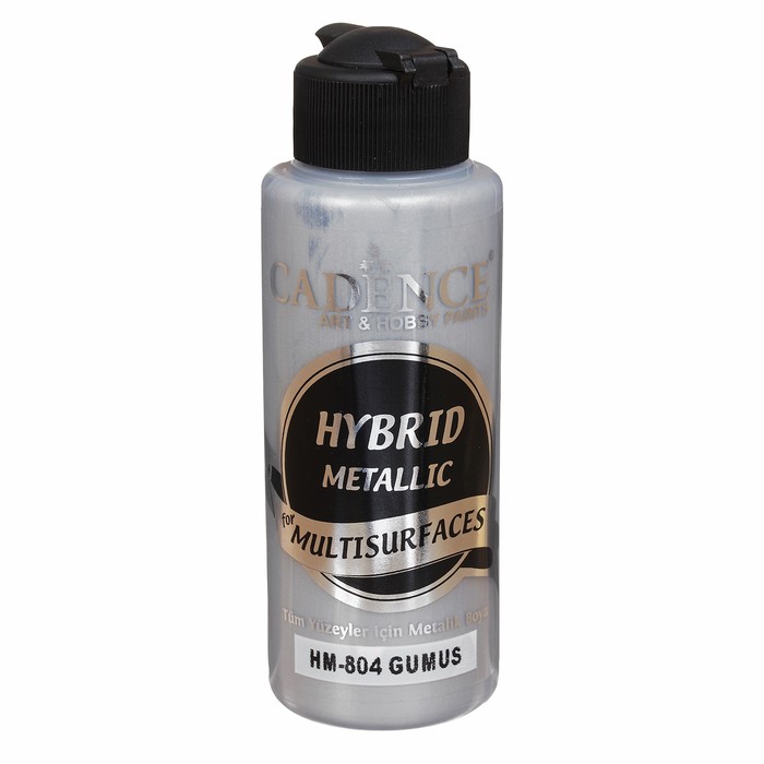 Краска акриловая, металлик, многоповерхностная, 120 мл, цвет HM 804