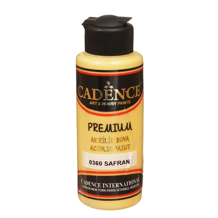 Краска акриловая, полуматовая Premium, 120 мл, цвет 0360