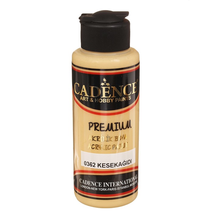 Краска акриловая, полуматовая Premium, 120 мл, цвет 0362