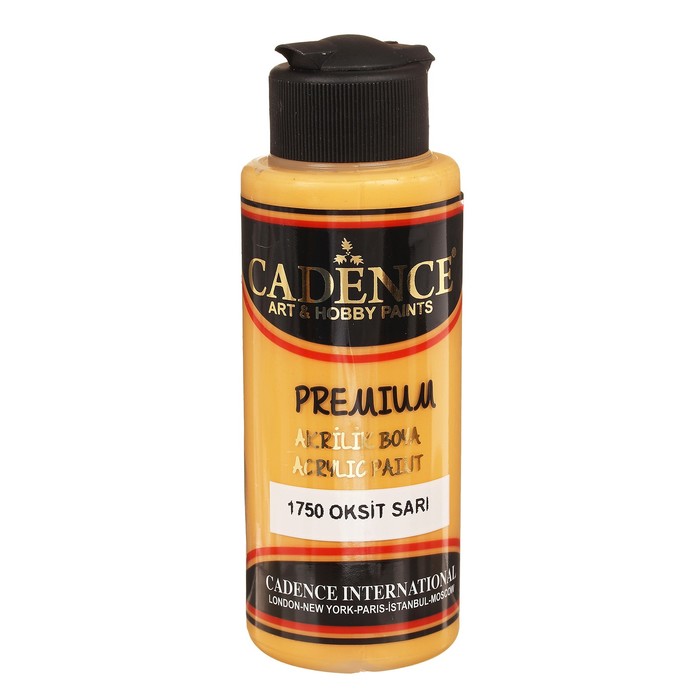 Краска акриловая, полуматовая Premium, 120 мл, цвет 1750
