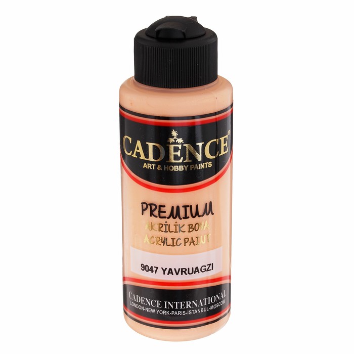 Краска акриловая, полуматовая Premium, 120 мл, цвет 9047