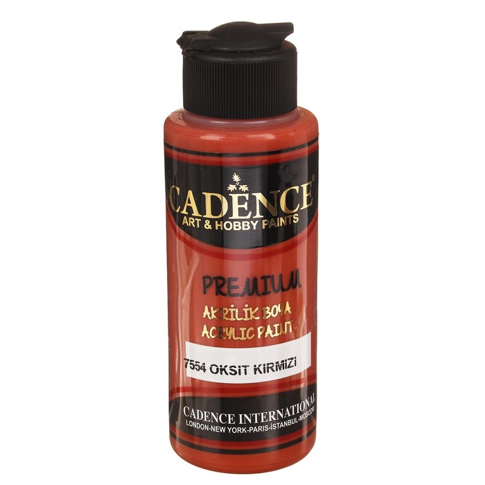 Краска акриловая, полуматовая Premium, 120 мл, цвет 7554