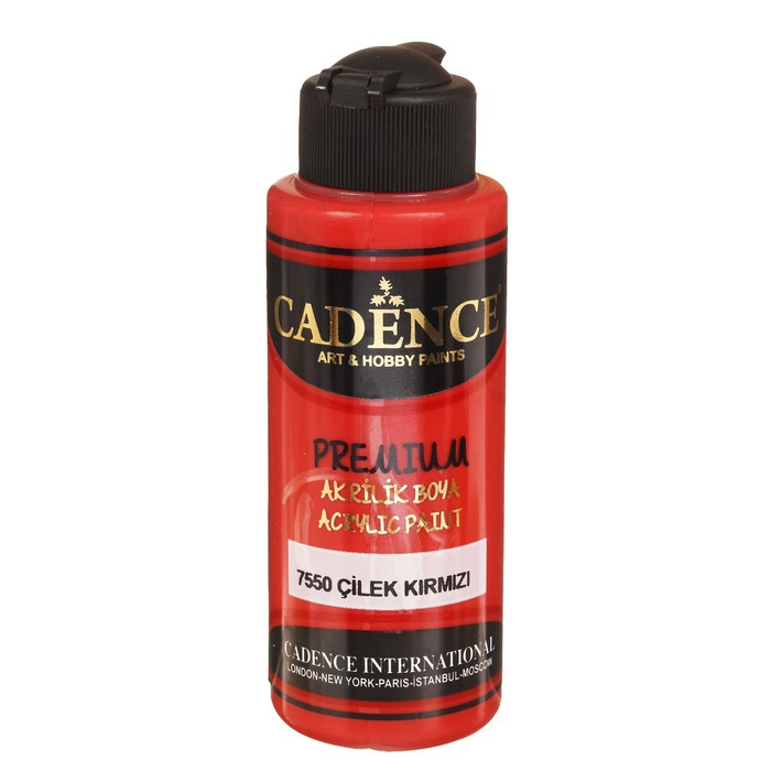Краска акриловая, полуматовая Premium, 120 мл, цвет 7550