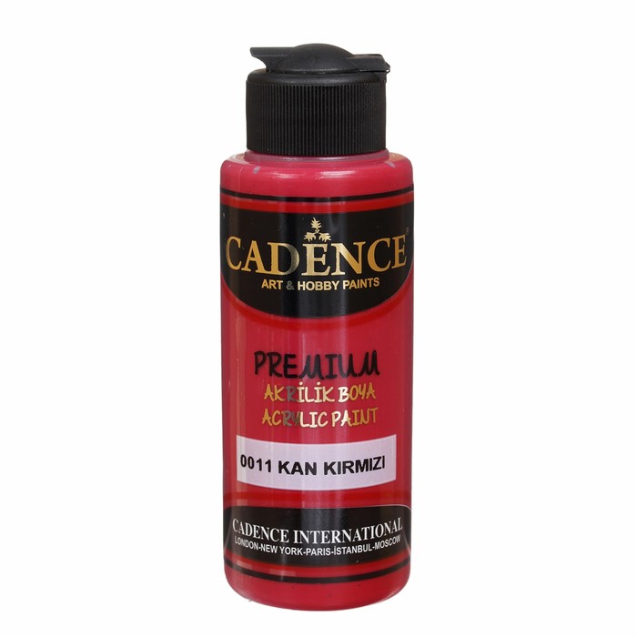 Краска акриловая, полуматовая Premium, 120 мл, цвет 0011