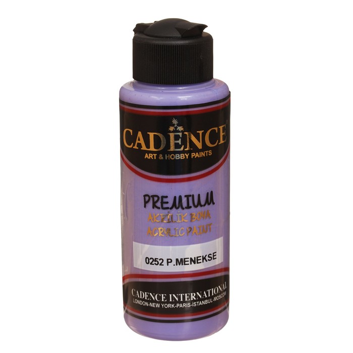 Краска акриловая, полуматовая Premium, 120 мл, цвет 0252